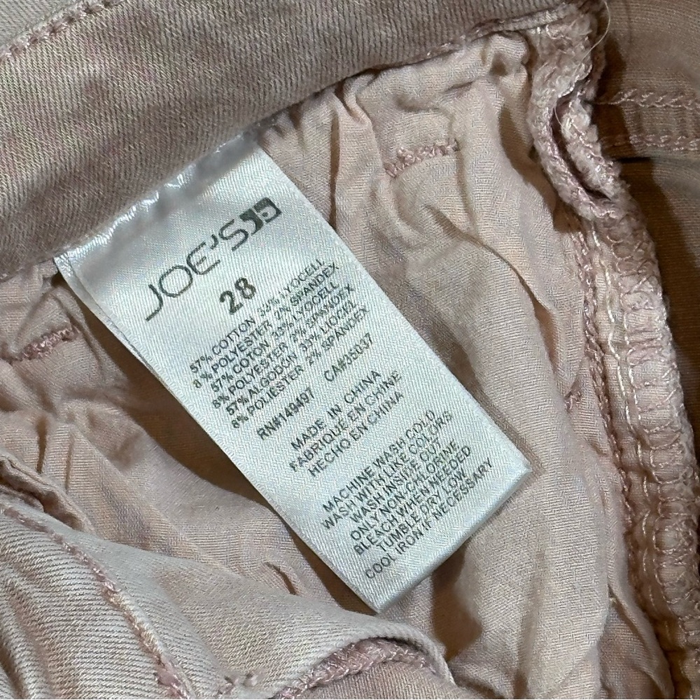 JOE’S JEANS Pale Rose Pink Mid Rise Skinny Ankle Jeans 28 - Picture 6 of 11